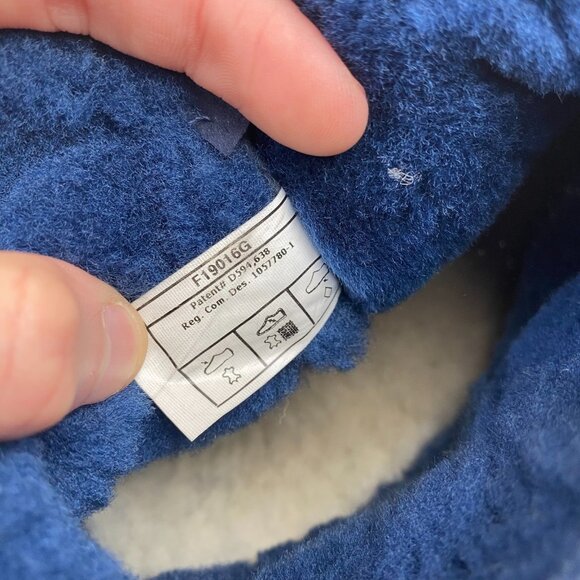 UGG Women's Kristin Sheepskin Wedge Slip-on Bootie Blue Size 12 -1012497 - Picture 10 of 12